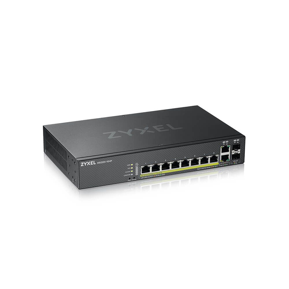 Zyxel GS2220-10HP - 10-Port Gigabit Ethernet L2 PoE Switch