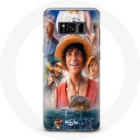 Maniacase Hoesje voor Samsung Galaxy S8 Plus One Piece Luffy Poster Karakters Art Seizoen 1