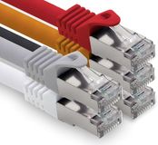 Freiwerk CAT.7 netwerkkabel LAN Ethernet patchkabel S-FTP LSZH PIMF 10GB/s RJ45-stekker Cat6a