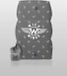 Wick Wings Wick Air Lit d'avion - Gonflable - Coussin de voyage - Repose-pieds - Impression grise