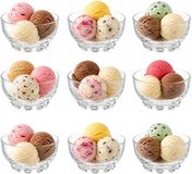 Pasabahce Coupe à glace - set van 18 stuks - kristalglas - 275 ml