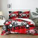Ensemble de literie Gamer 140 x 200 cm avec taies d'oreiller