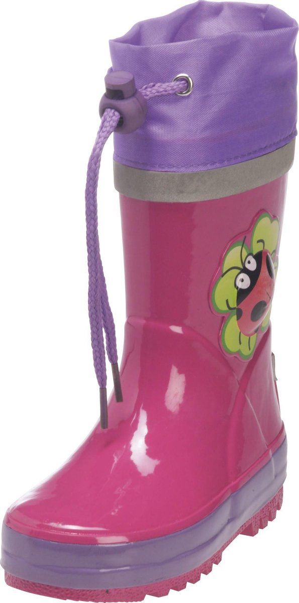 Playshoes - Regenlaarsje Lieveheersbeestje - Roze - maat 26-27EU