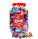 Celebrations Mars Celebrations mega chocolademix met opschrift "I Love You!" - chocolade van Twix, Snickers, Mars, Bounty, Maltesers, MilkyWay & Galaxy - 1200g