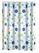 RIDDER 303080 Douchegordijn folie circa 180 x 200 cm, cirkels, Valin Grijs