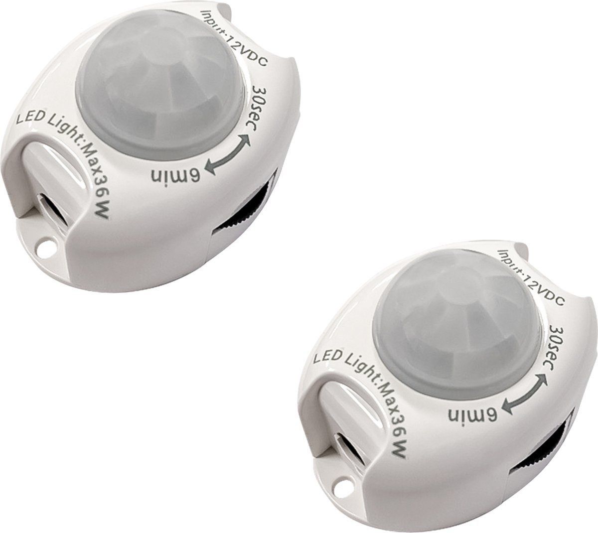 Proventa Proventa® Set van 2 bewegingssensoren voor trapverlichting - wit