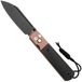 Artisan Cutlery Holm 1875P-BRG, Black PVD AR-RPM9, Black PVD Steel, Black G10 Inlay, Rose Gold PVD Hardware zakmes
