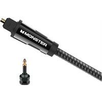 Monster Cable Glasvezelkabel 1,5 m Zwart