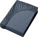 Naturemark Jersey hoeslaken, 100% katoen, antraciet, 180x200 - 200x200 cm