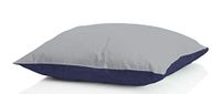 MB HOME BASIC 2 winterkussens "Iceland", donkerblauw/lichtgrijs, 50 x 80 cm
