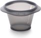 Merkloos Lékué Vormpjes voor lavacake, 100 % platinasilicone, 6 stuks, Zwart