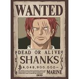 GB Eye One Piece Wanted Shanks poster