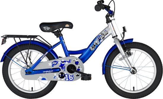 bikestar star Trademarks BIKESTAR® Premium Fiets 16'' Zilver-blauw