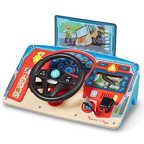 MELISSA & DOUG PAW Patrol, dashboard van hout, reddingsmissie, 4 stuks