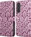 imoshion Hoesje - Geschikt voor Samsung Galaxy A57 (5G) - Design Bookcase smartphone - Bloom Love Blush