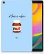 B2Ctelecom Samsung Galaxy Tab A 10.1 (2019) Uniek Tablethoesje Nut Home Geschikt voor Samsung Galaxy Tab A 10.1 (2019)