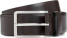 BOSS Leren Riem Erman-L Sz35 Leather Belt W80 Dark Brown Donkerbruin