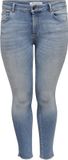 ONLY CARMAKOMA CARWILLY REG SK ANK DNM REA1467 NOOS Dames Jeans - Light Blue Denim - Maat 44/32