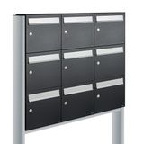 Allux Flow Set 3-Breed, 3-Hoog Op Statief Zwart - 40040070_3x3s