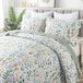 HoneiLife Bloemen Quilt King Size - 3 Stuks Microfiber Quilt Sets Lichtgewicht Spreien Wildflower Coverlets Retro Bed Cover King Quilt Beddengoed Set Alle Seizoen Quilts