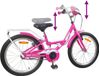 vidaXL Vélo enfant 18 pouces rose
