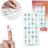 Hable Stactiles 3D Tactiele Stickers Letters & Braille