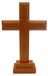 Croix décorative en bois avec support