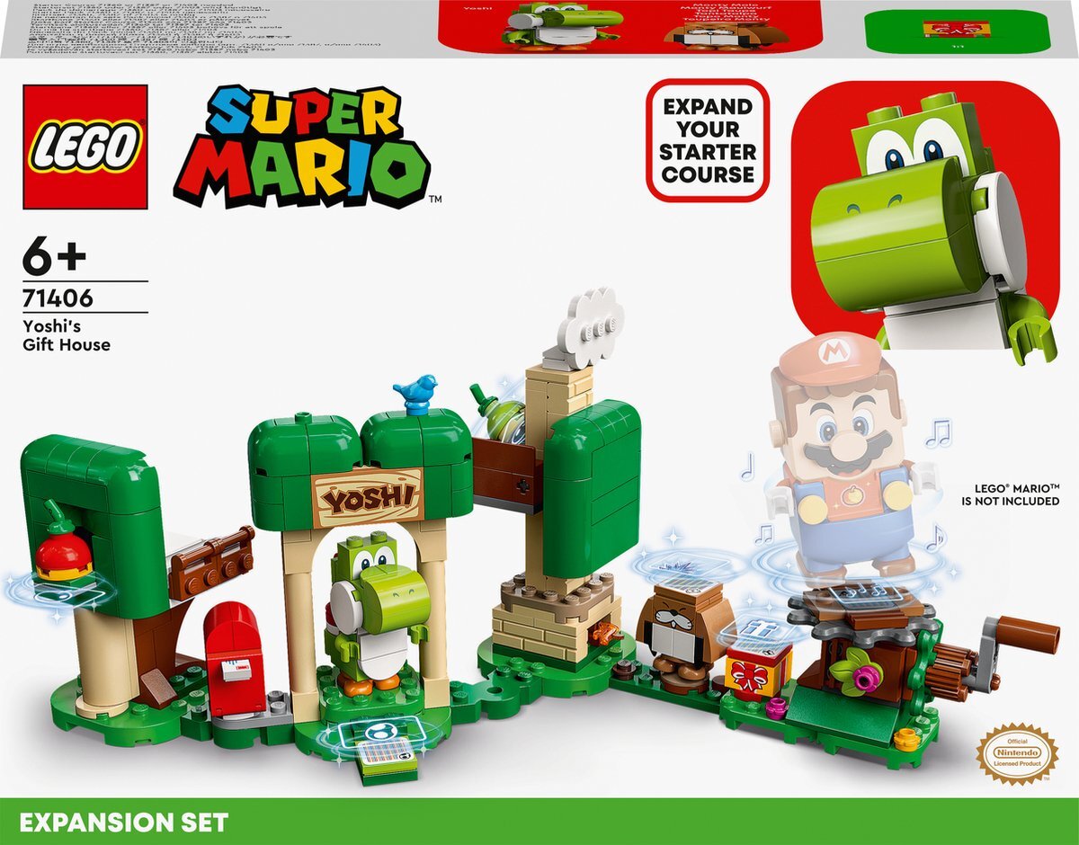 lego Super Mario Uitbreidingsset: Yoshi’s cadeauhuisje - 71406