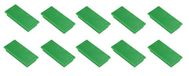 FRANKEN HM2350 02 Rechthoekige magneten, 10 stuks, hoogwaardige zelfklevende magneten voor kantoor, huishouden, werkplaats, ideaal voor whiteboards, koelkast, planborden of showkasten, 23 x 50 mm