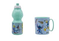 ALMACENESADAN, 4930 Disney 100 verjaardag, bestaande uit magnetron 350 ml en waterfles 400 ml, herbruikbaar, BPA-vrij