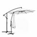 Avilia - Tuinparasol 300 cm hoogte 2,5 m met gedecentreerde arm, waterdichte en uv-bestendige stof, zwengelopening, modern design voor tuinmeubilair voor buiten