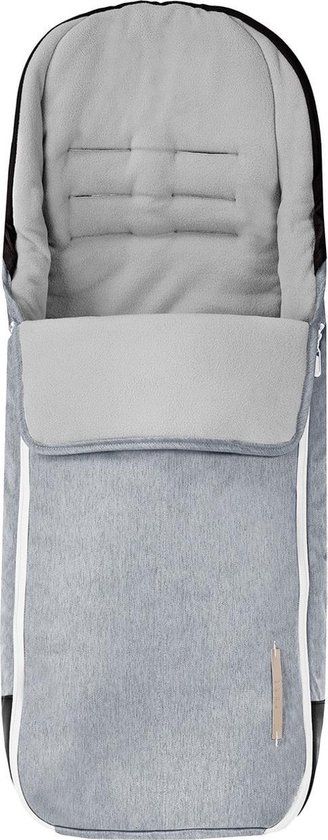 Mutsy i2 Pure Voetenzak Fog - Zwart/Grijs