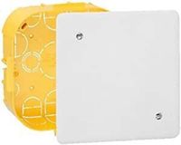 Legrand 091995 Aftakdoos voor gips met plaat en schroeven, 160 mm x 105 mm, 40 mm diepte, meerkleurig