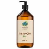 Slaaploos Biophorea Castor olie - 1000ml - 100% Puur Biologisch Koudgeperst - Wonderolie - Biophorea Castorolie - Basisolie voor etherische oliën
