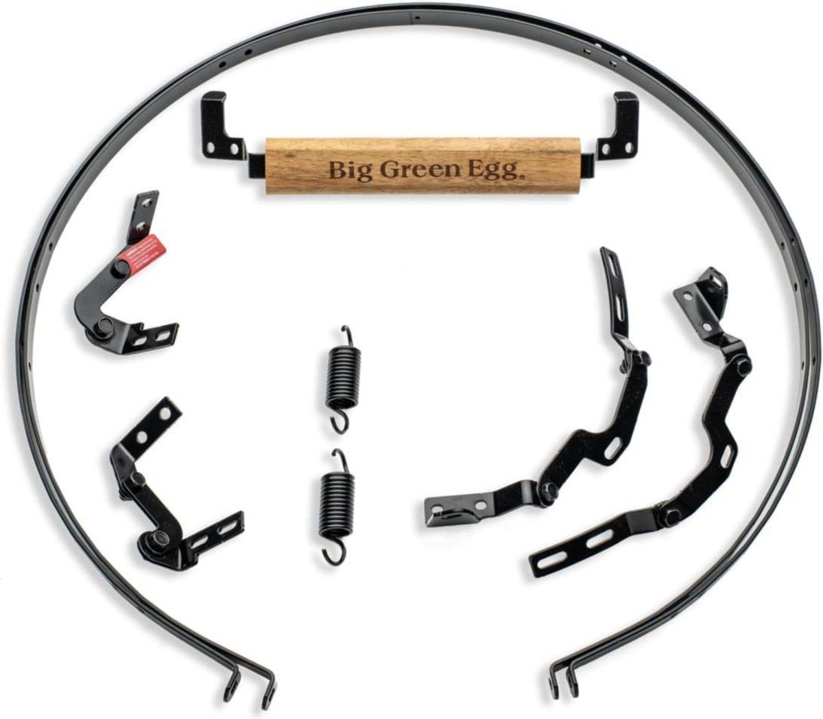 Big Green Egg - Large - Bandspring met nieuw scharnier - 2021
