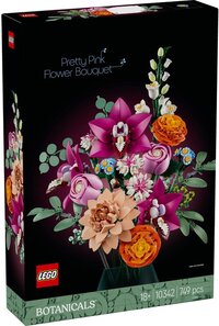 LEGO - BOTANICALS LEGO Botanical Collection 10342 Roze Boeket - Bloemen Decoratie - 749 Onderdelen - Volwassenen