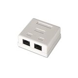 AISENS A139 oppervlak – 0302 – rozet RJ45, wit