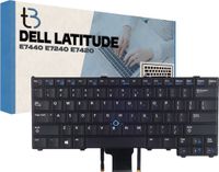 TRADEBIT Latitude Serie - Clavier - DELL E7440 E7240 - LED - Trackpoint - QWERTY (États-Unis)