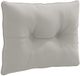 vidaXL Coussin de dossier PUTTEN 100% Polyester Gris 60 x 40 x 10 cm