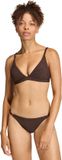 Adidas Sportswear Iconisea Ribbed Padded Triangle Bikinitopje - Dames - Bruin