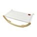 LOVE STORY Hangmat voor katten, hout/polyester, 59 x 37 x 20 cm, Wooly Ecru