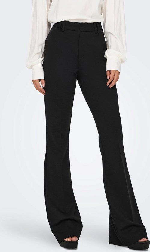 Only Dames Broek - Zwart - Maat 34/32 - Flared