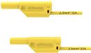 Schützinger Câble de mesure de sécurité 200 cm Jaune