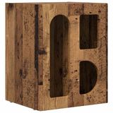 vidaXL Nachtkastje ELST Oudhout 40 x 35 x 50 cm Bewerkt hout