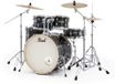 Pearl Export EXX725SNBR/C778 Graphite Silver Twist kit de batterie 5 pièces avec hardware et set de cymbales (standard)