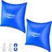 Monzana 2x Zwembadkussen XL - 120x120cm Chloorbestendig PVC – Blauw