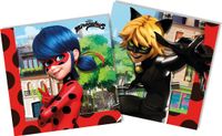 Procos Vegaoo - 20 papieren Miraculous Ladybug servetten