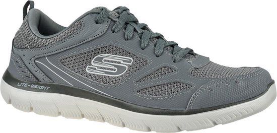 Skechers 52812-CHAR Heren Sneakers Maat 43 - Grijs