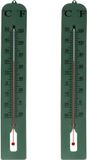 Gerimport Thermometer - 2x - Kunststof - Groen