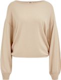 WE Fashion Dames fijngebreide trui met boothals